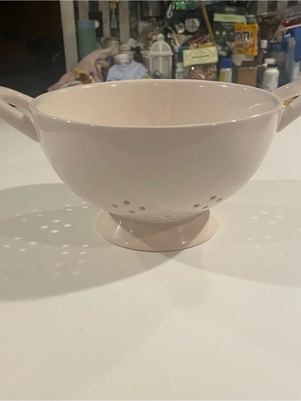 Rae Dunn FRESH Colander Kitchen Strainer Farmhouse Ceramic Full Size